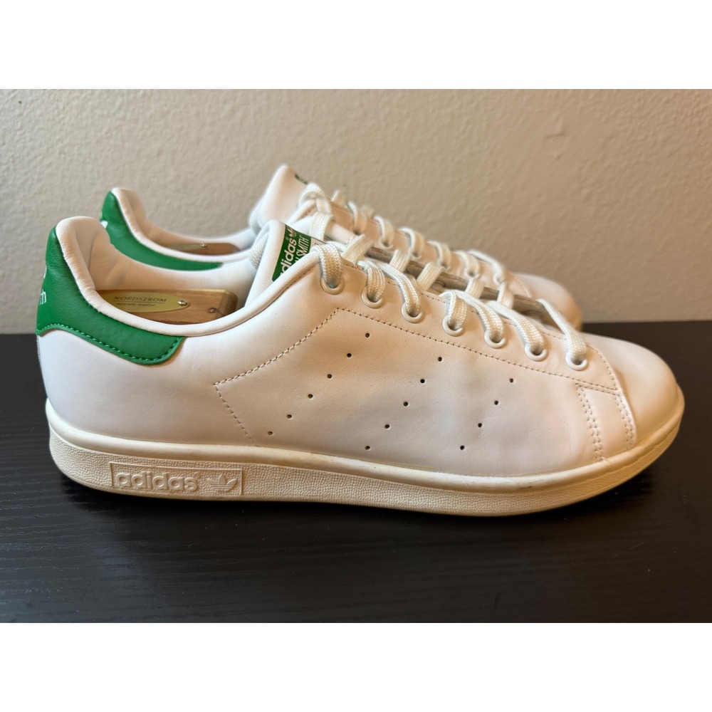 Adidas Stan Smith Mens Size 11.5 White Green Leather Sneakers M20324